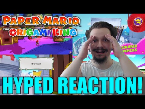 BOSSES, STORY DETAILS & MUCH MORE! A Closer Look at Paper Mario: The Origami King Trailer REACTION!