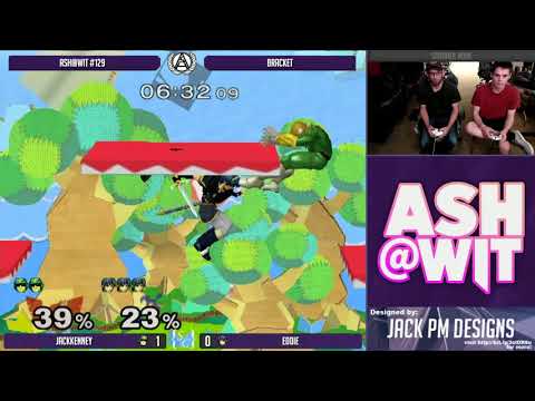 JackKenney (Captain Falcon) vs Eddie (Marth) - ASH@WIT #129 Melee Bracket
