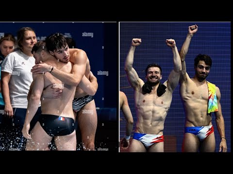 Paris Olympics 2024 | JULES BOUYER AND ALEXIS JANDARD Road |  3m Spring Board Dive | European 2024