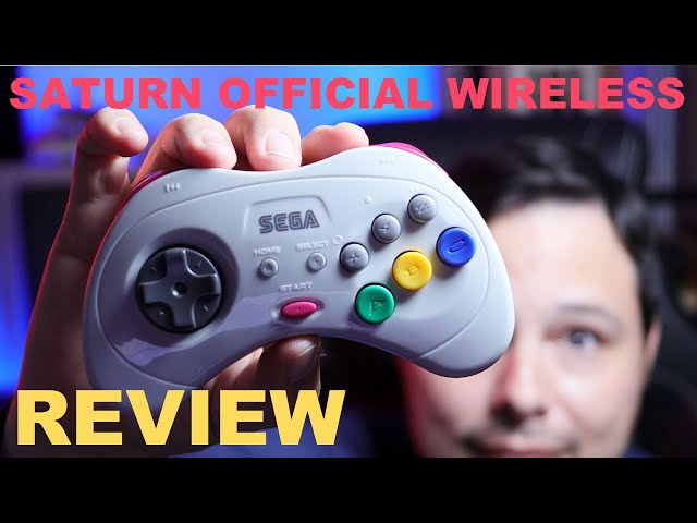 Vídeo relacionado con Retro-Bit SEGA Saturn Pro - Controlador inalámbrico para Nintendo Switch (2,4 GHz, incluye receptor Saturn y USB, edición blanca)