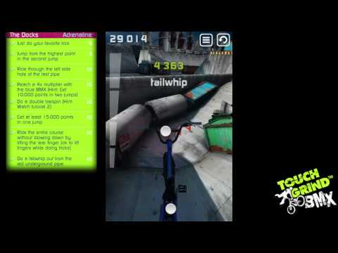 BMX TouchGrind - The Docks Walkthrough HD