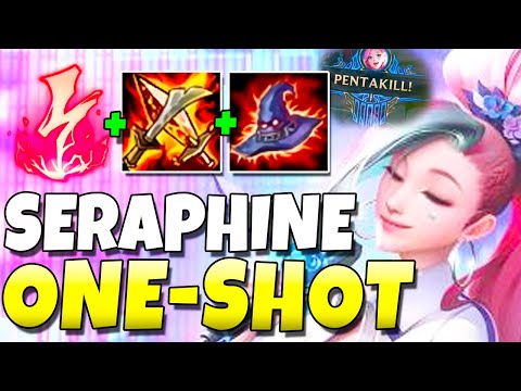 *PENTAKILL* FULL AP SERAPHINE IS INSANE!!! MEGA BURST DAMAGE - League of Legends