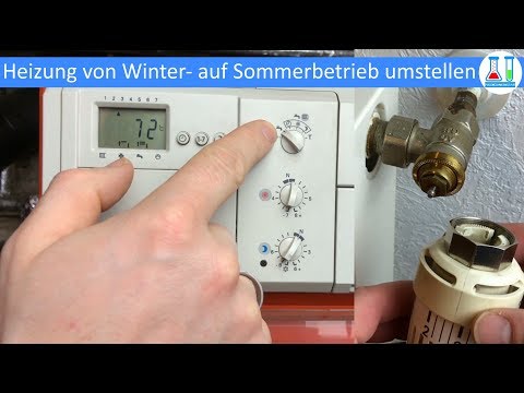 Abschalten? - Heizung von Winter- auf Sommerbetrieb umstellen - Viessmann Trimatik B - deutsch