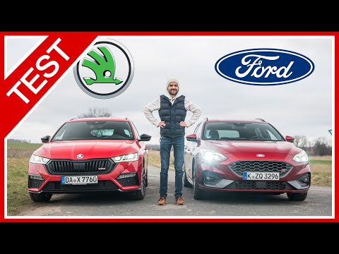 Ford Focus ST Turnier vs. Skoda Octavia RS Combi: Beide GLEICH SPORTLICH? Sound, Ausstattung, Preis