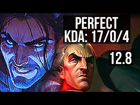 SYLAS vs SWAIN (TOP) | 17/0/4, Quadra, 9 solo kills, Legendary, 600+ games | EUW Master | 12.8