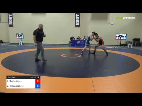 2018 Marine Corps US Open/UWW Junior Greco Roman 82 Con 8 #2 - Zachary Gadbois (Beth) Vs. Zachary