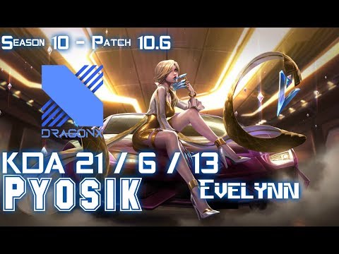 DRX Pyosik EVELYNN vs ELISE Jungle - Patch 10.6 KR Ranked