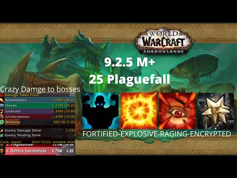 9.2.5 M+ - 25 plaguefall - Fire mage POV