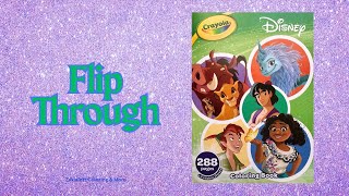 Crayola - Disney Coloring Book - 288 Pages #crayola #disney  #coloringbookflipthrough