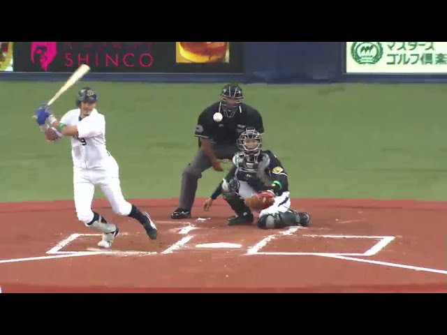 1回裏 バファローズ坂口が2点タイムリー!! タイガース先発の藤浪に先制パンチ!! 2014/5/20 Bs-T