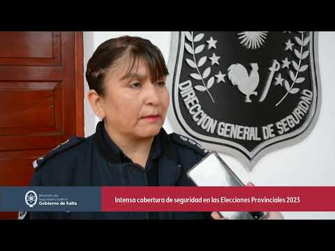 Amplia cobertura de seguridad provincial por los comicios del 14 de mayo