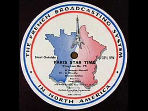 JEAN SABLON Recorded LIVE on French Radio 'Paris Star Time' c.1954 Pt 2