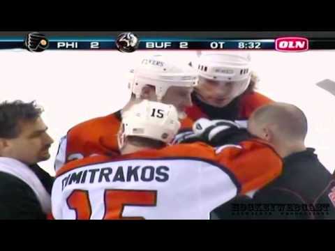 Brian Campbell destroys RJ Umberger