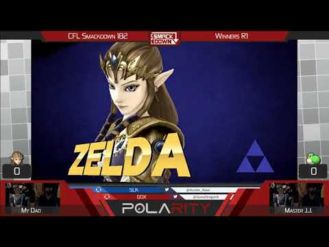 CFL Smackdown 182 WiiU - My Dad (Zelda) vs Master J.J. (Yoshi) - Winners R1