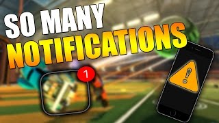 SO MANY NOTIFICATIONS! (Rocket League LIVE commentary)