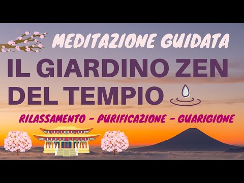 Meditazione Per Dormire - Il Giardino Zen Del Tempio - Calma Pace Purificazione - Guarigione🏮🌸