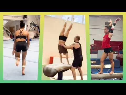 New Cheng in the works, Júlia Soares, Becky Downie & Angelina Melnikova in training