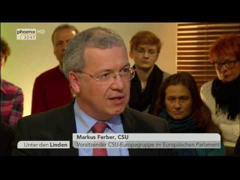Zuwanderung, Eurorettung, Populismus - Was bewegt Europa? - Unter den Linden vom 20.01.2014