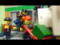 LEGOschoolのストップモーション➂2人の銀行強盗が失敗する