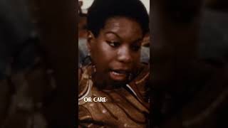 Nobody’s gonna understand or care that I’m too tired. #ninasimone on pressures of being a performer