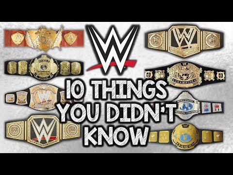 10 Things You Didn't Know About The WWE Title
