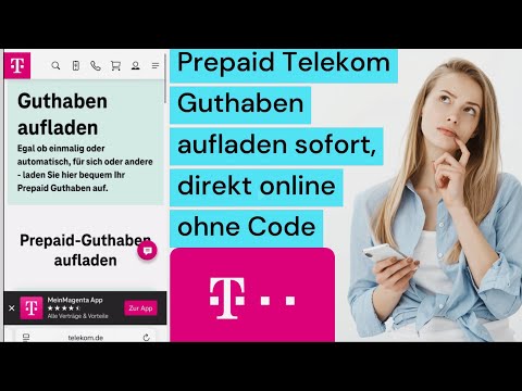 Telekom Prepaid Guthaben sofort online aufladen | Direkt & ohne Code bezahlen