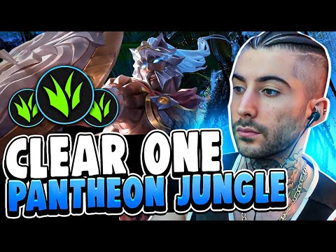 New PANTHEON Jungle Clear | Raptors Solo into Fast Level 3 |