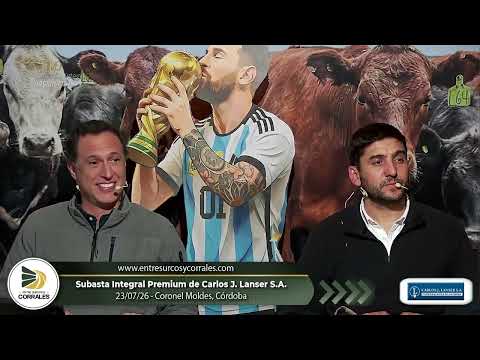 23-07-26 - Subasta Inegral Premium de Carlos J. Lanser S.A. - Coronel Moldes, Córdoba