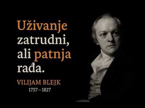 Ovako Razmišlja Pesnik, Slikar i Vizionar | Vilijam Blejk