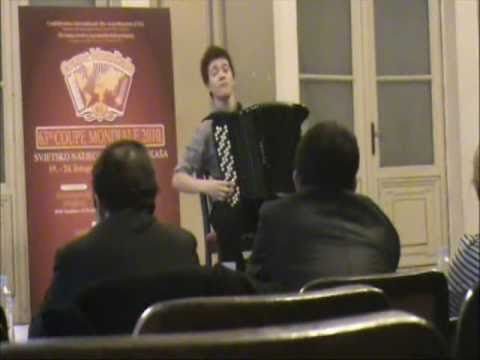 João Barradas (2010 World Champion: Junior Classical Music Category / -18 years old) Accordion