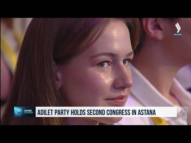 Astana’da “Adilet” Partisi’nin II. Kurultayı düzenlendi