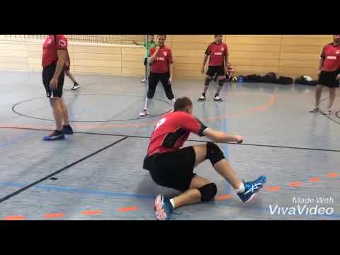 Volleyballer der Freizeitmannschaft beim 10. Bürgermeistercup