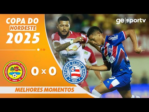 Gols e lances de Juazeirense x Bahia