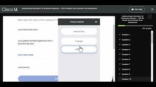 Download the video "02 Implementing Automation for Enterprise Networks – IOS XE Based Cisco Devices Post-Assessment"