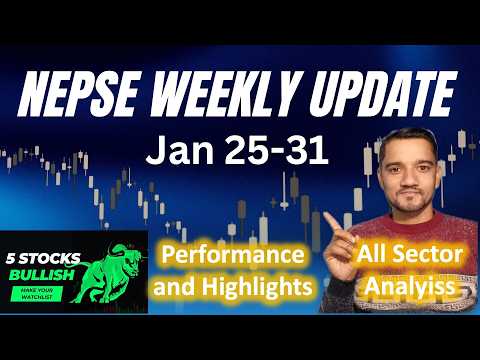 Jan 25 to 31 | Nepse Weekly Update | Stock Market Analysis by Ram Hari Nepal