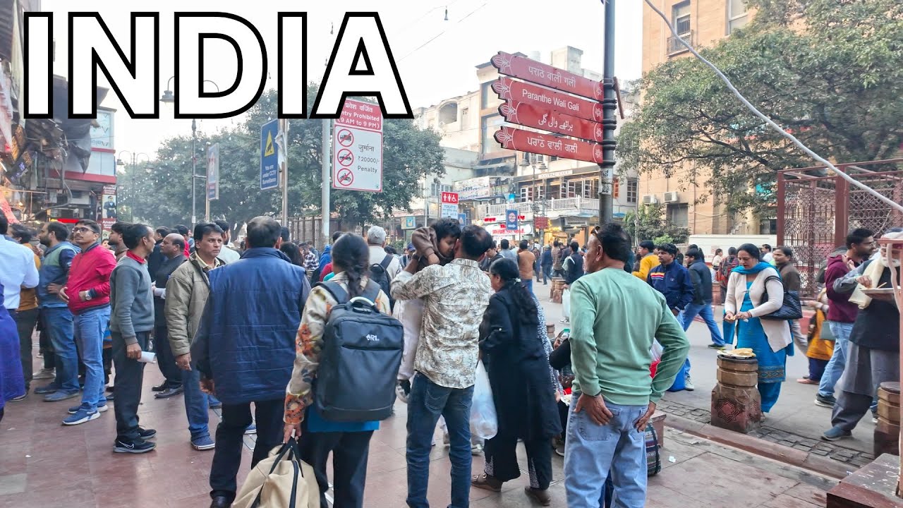 Immersive street-level walking tour through Real India, India, showcasing authentic urban landscapes, local architecture, and the vibrant atmosphere of the city's neighborhoods