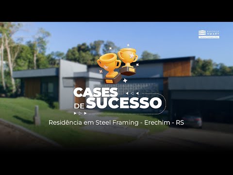 Casa em Steel Frame: Integração do interno com externo