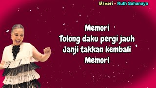 Download lagu Ruth Sahanaya  -  Memori  (Lirik Lagu) mp3
