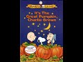 Opening To It S The Great Pumpkin Charlie Brown 2000 DVD You Re Not Elected Charlie Brown