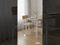 Dinning table  for 2 with Acacia wood  top-11