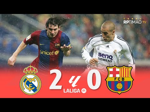 Real Madrid 2 x 0 Barcelona ● La Liga 06/07 Extended Goals & Highlights ᴴᴰ