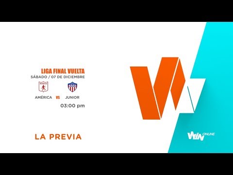 América vs Junior (Previa) - Liga Aguila 2019-II - Final Vuelta