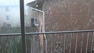 preview picture of video 'Windy Hailstrom in Rexburg, Idaho'