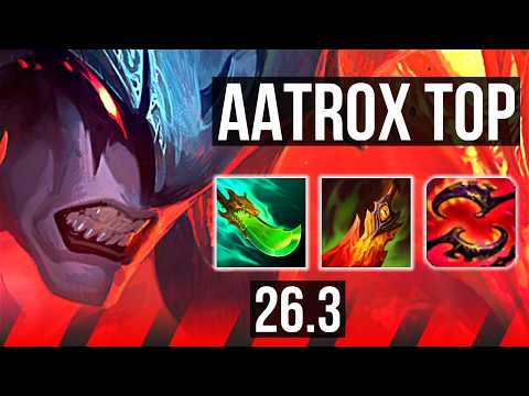 AATROX vs AKALI (TOP) | Good KDA: 11/1/5 | KR Master | 26.3