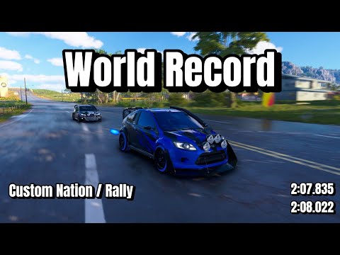The Crew Motorfest World Record | Custom Nation (Rally) – 2:07.835 / 2:08.022