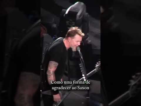 METALLICA CONVIDA BIFF BYFORD DO SAXON PARA SHOW  - TOP LINK MUSIC