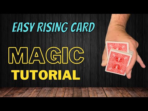 Easy Rising Card - Magic Card Trick Tutorial - Halloween Magic