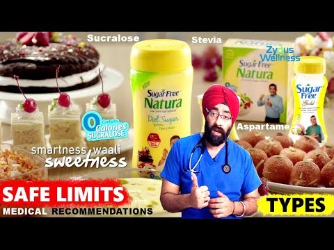Sugar free safe limits/ side effects - gold, natura & stevia...