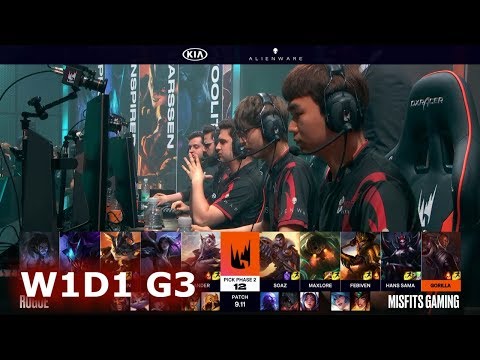 Rogue vs Misfits | Week 1 Day 1 S9 LEC Summer 2019 | RGE vs MSF W1D1