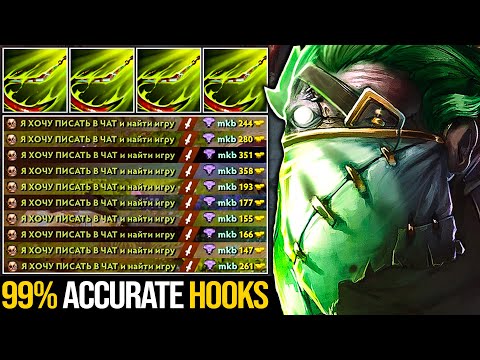 OMG 99% Hooks! The Most Accurate Hooks | Pudge Offlane Easy Deleted Faceless Void | Pudge Official
